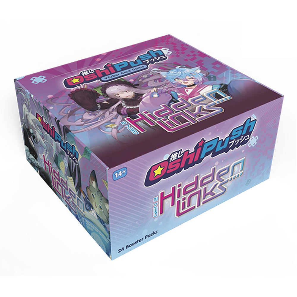 Oshi Push VTuber Card Game: Gen 2 Hidden Links Booster Box