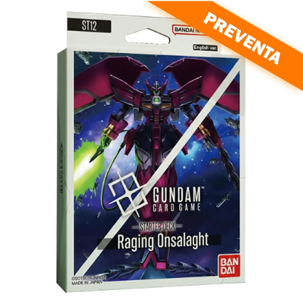 Gundam Card Game: Starter Deck Raging Onslaught [ST12] PREVENTA