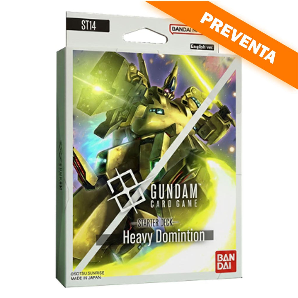 Gundam Card Game: Starter Deck Heavy Dominion [ST14] PREVENTA