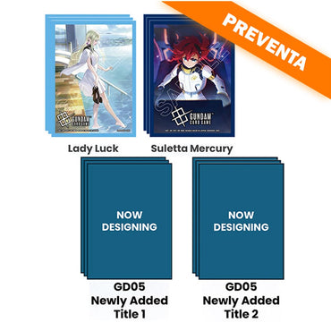 Gundam Card Game: Official Card Sleeves 02 (Set de 4) PREVENTA