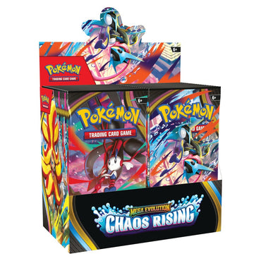 Pokémon TCG: Mega Evolution: Chaos Rising Booster Display