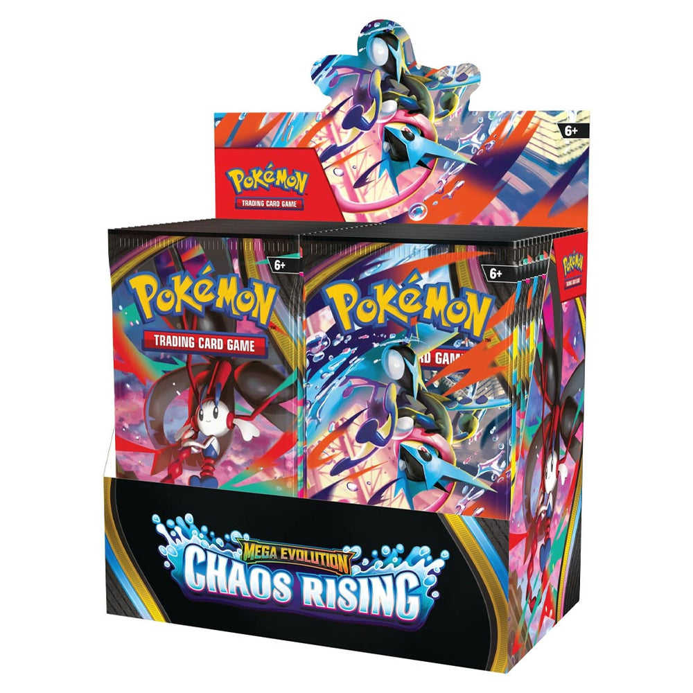 Pokémon TCG: Mega Evolution: Chaos Rising Booster Display