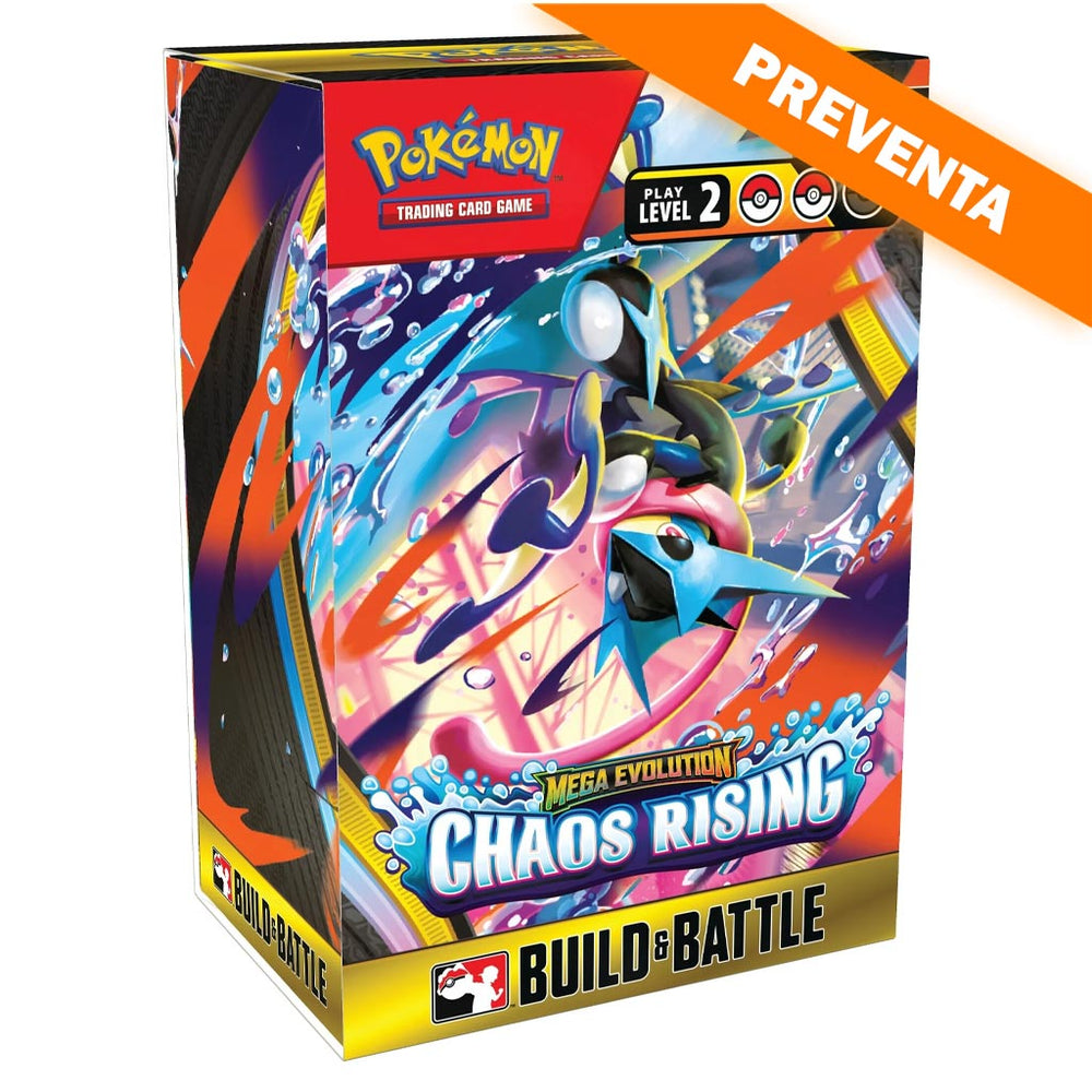 Pokémon TCG: Mega Evolution: Chaos Rising Build & Battle Box PREVENTA