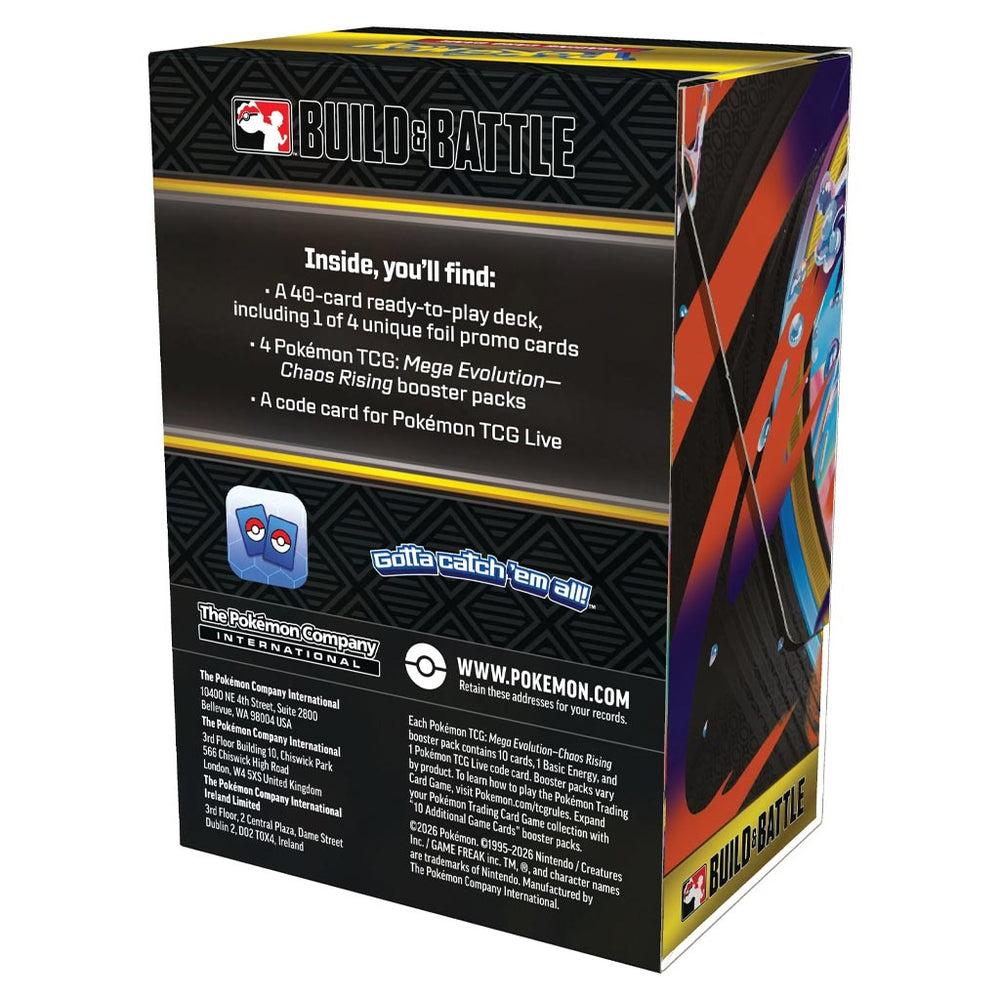 Pokémon TCG: Mega Evolution: Chaos Rising Build & Battle Box