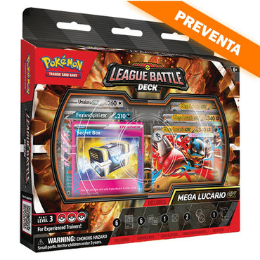 Pokémon TCG: Mega Lucario ex League Battle Deck PREVENTA
