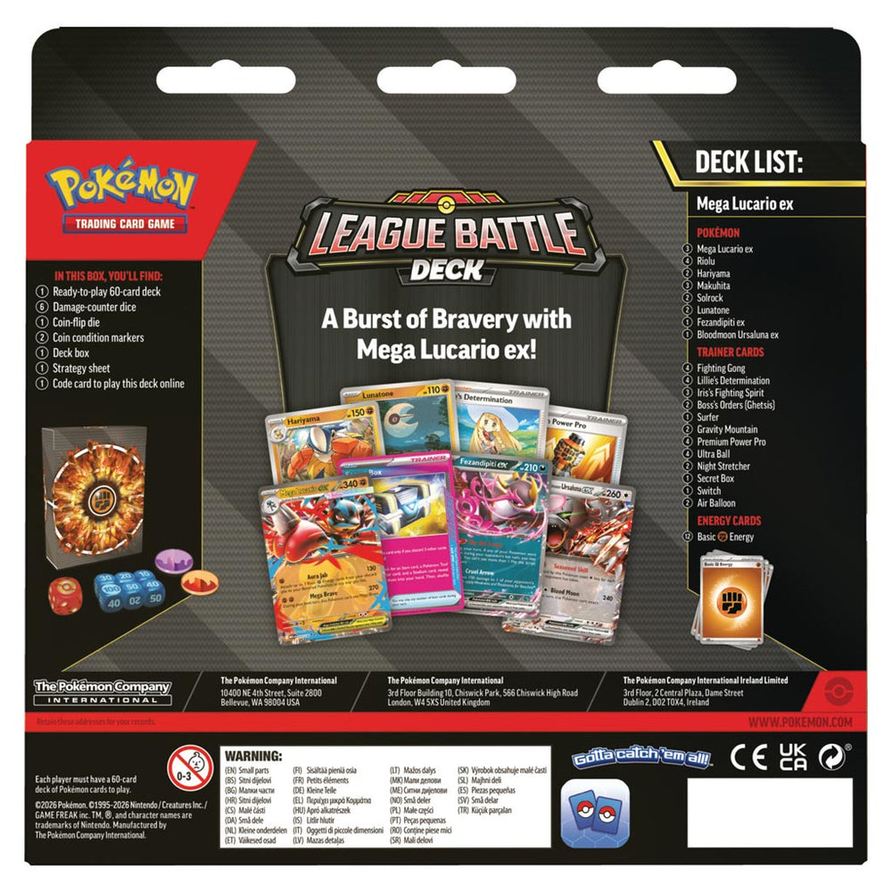 Pokémon TCG: Mega Lucario ex League Battle Deck