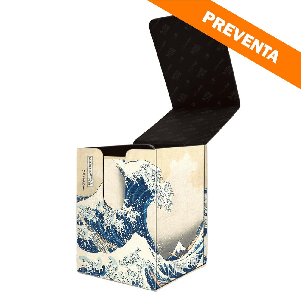 Ultra Pro: Deckbox: Alcove Edge 100+ Art - The Great Wave Off Kanagawa PREVENTA