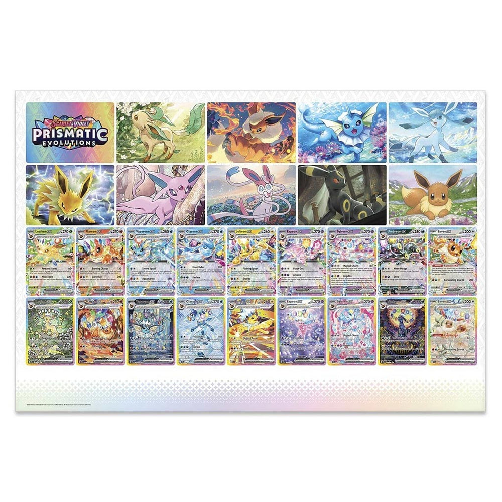 Pokémon TCG: Scarlet & Violet: Prismatic Evolutions Poster Collection (ESPAÑOL)