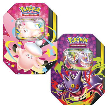 Pokémon TCG: Mega Moonlit Tin (Mega Gengar ex & Mega Clefable ex)