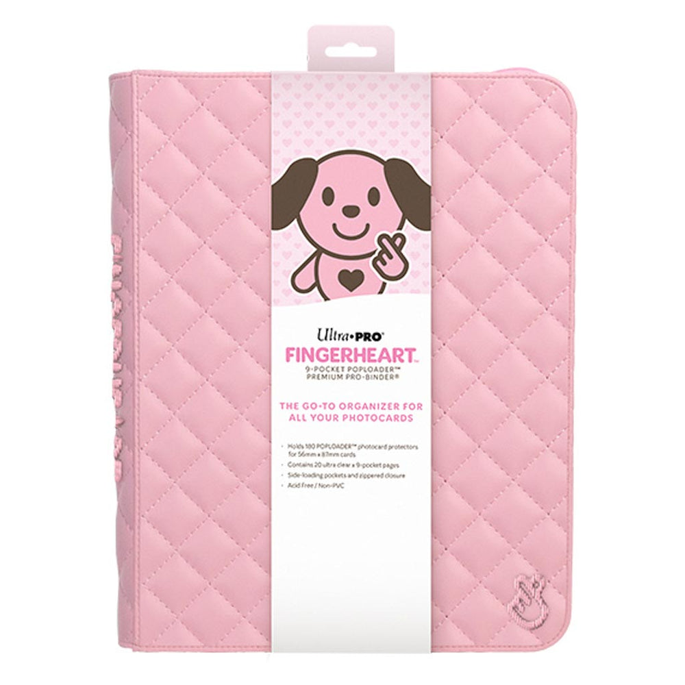Ultra PRO: Fingerheart Blush Poploader 9 Pocket Premium PRO Binder