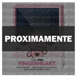 Ultra PRO: Fingerheart Blush Poploader Photocard Protector and Sleeve Combo Pack
