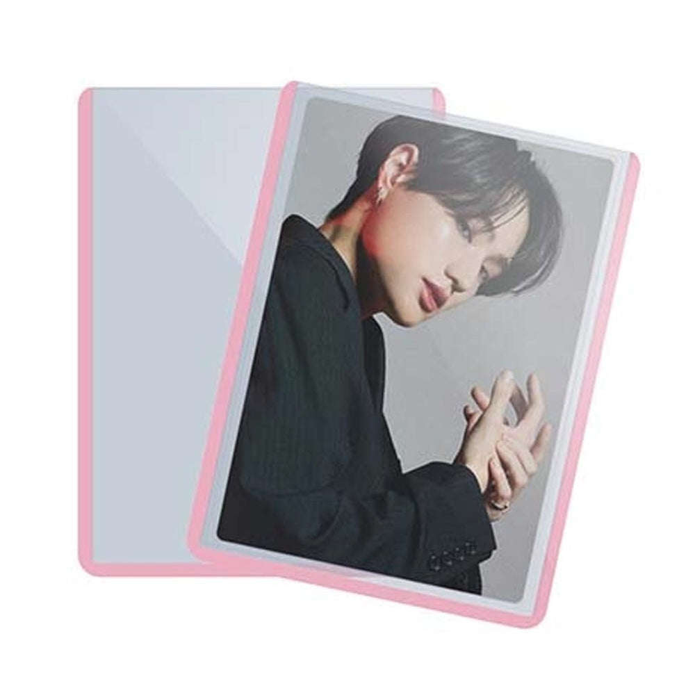 Ultra PRO: Fingerheart Blush Poploader Photocard Protector and Sleeve Combo Pack