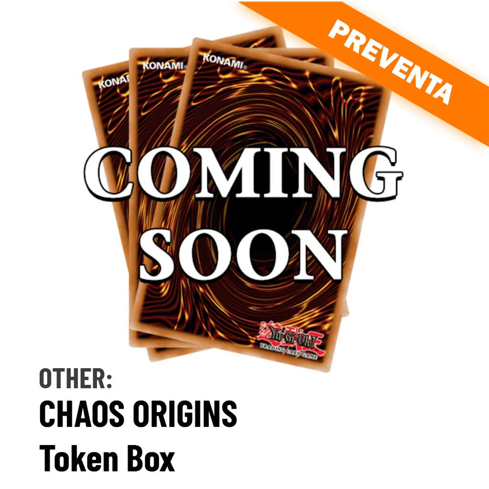 Yu-Gi-Oh! Trading Card Game: Chaos Origins Token Box PREVENTA
