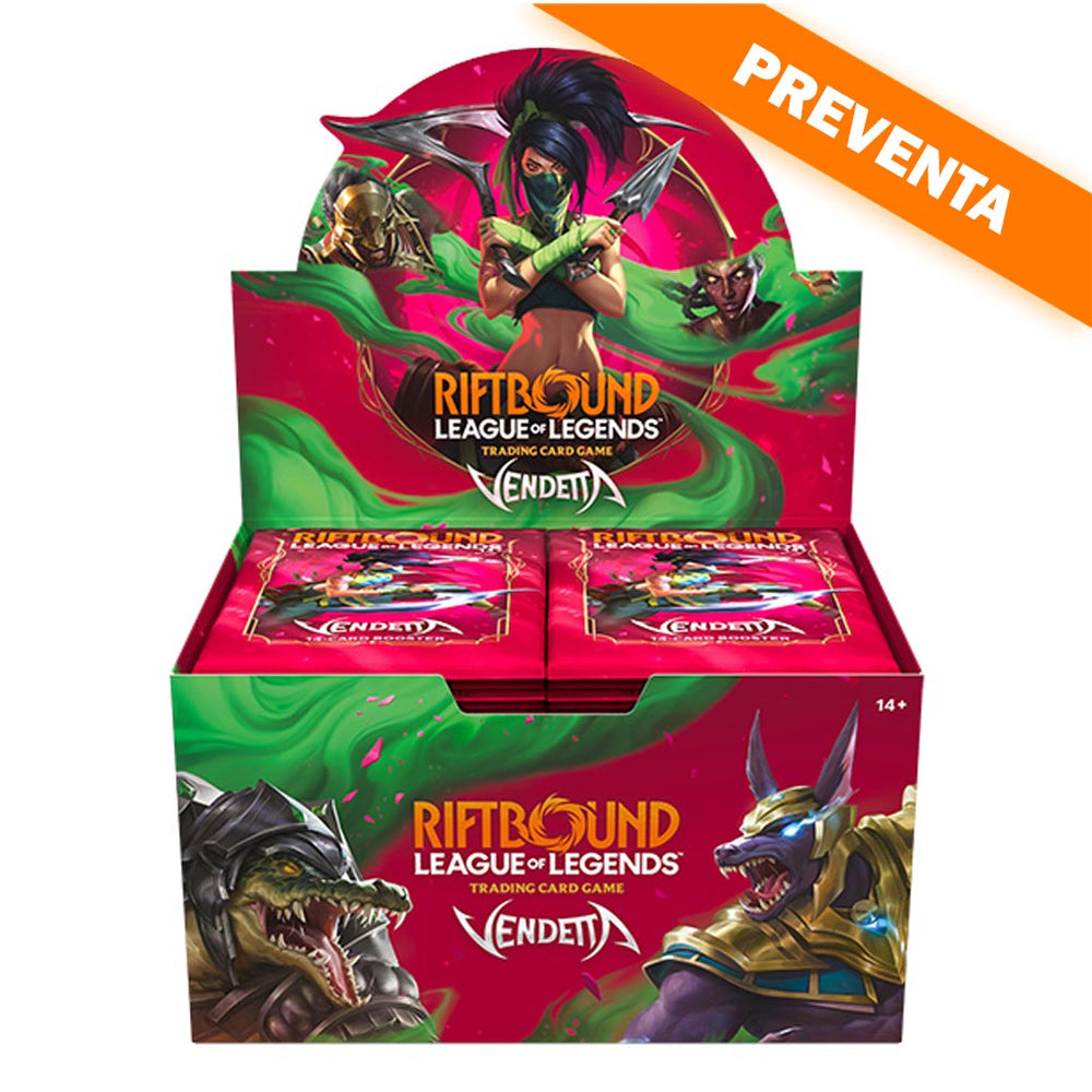Riftbound: League of Legends TCG Vendetta Booster Display PREVENTA
