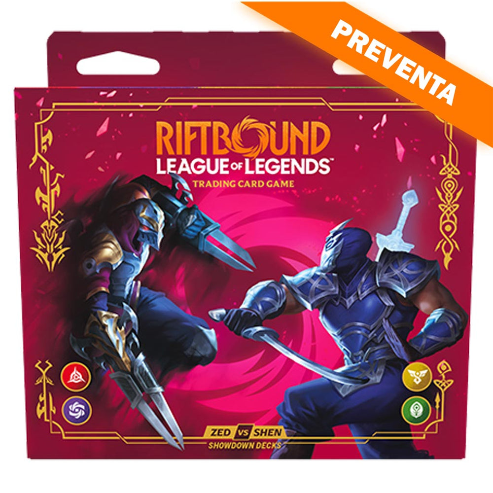 Riftbound: League of Legends TCG Vendetta Showdown Deck Zed VS Shen PREVENTA