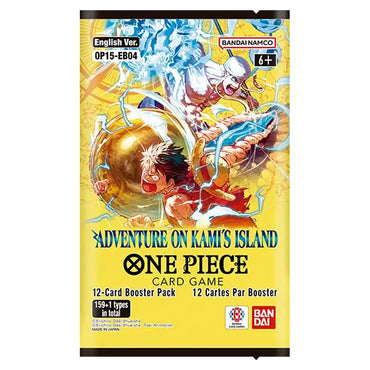 One Piece Card Game: Booster Pack Adventure on Kami's Island [OP15] [EB04] Booster Display