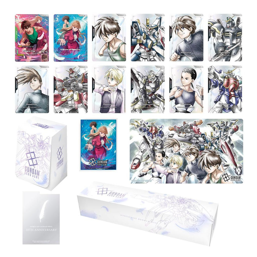 Gundam Card Game: PREMIUM BANDAI Premium Accesory Set Mobile Suit Gundam Wing [PB01]