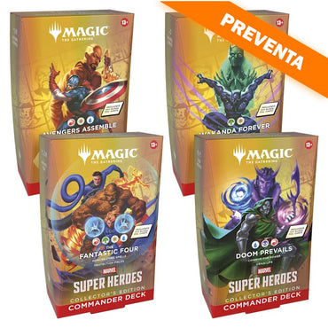 Magic: The Gathering: Marvel Super Heroes Commander Decks Collector's Edition PREVENTA