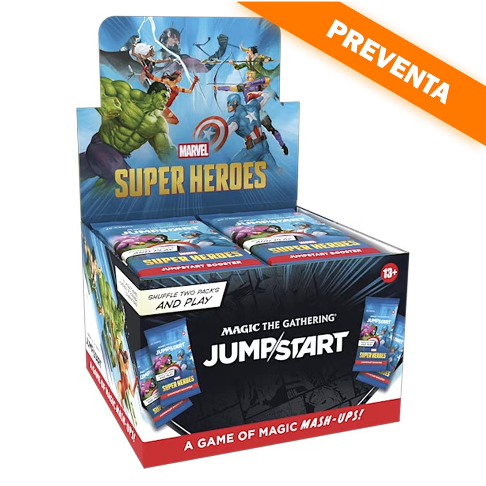 Magic: The Gathering: Marvel Super Heroes Jumpstart Booster Display PREVENTA