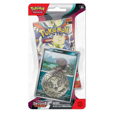 Scarlet & Violet: Obsidian Flames - Checklane Blister (Pawmi/Wooper)