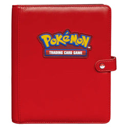 Premium Red 4-Pocket Snap Binder for Pokémon