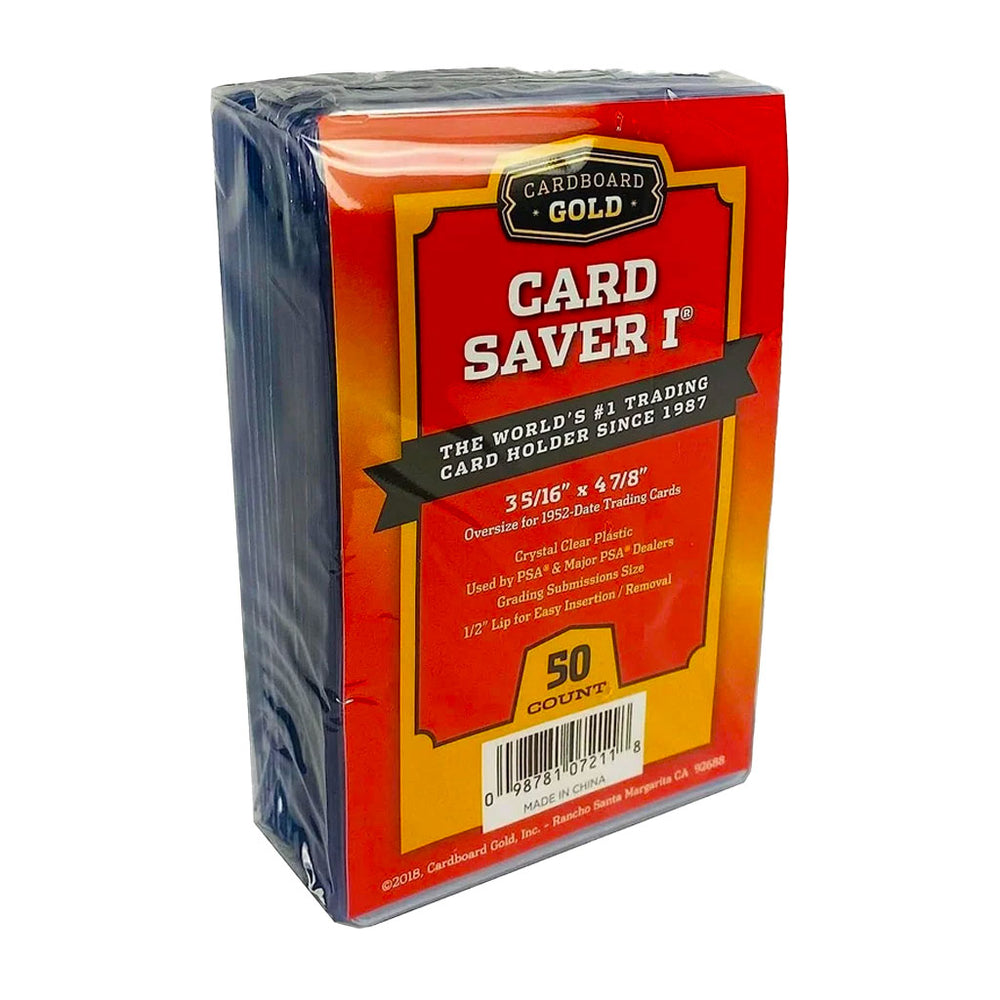 Cardboard Gold - Card Saver 1 -  Semi Rigid Card Holder 50 ct.