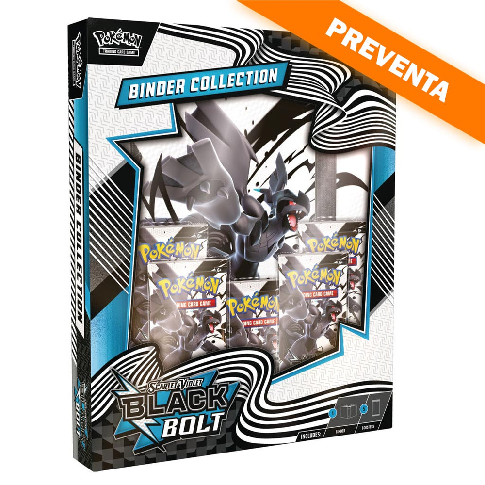 Scarlet & Violet 10.5 - "Black Bolt & White Flare" Black Bolt Binder Collection PREVENTA
