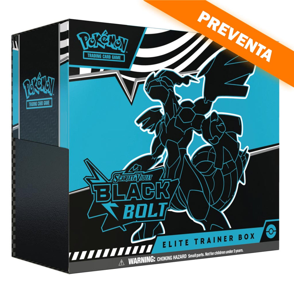 Scarlet & Violet 10.5 - "Black Bolt & White Flare" Black Bolt Elite Trainer Box PREVENTA