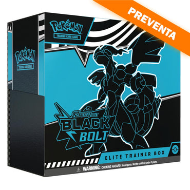 Scarlet & Violet 10.5 - "Black Bolt & White Flare" Black Bolt Elite Trainer Box PREVENTA