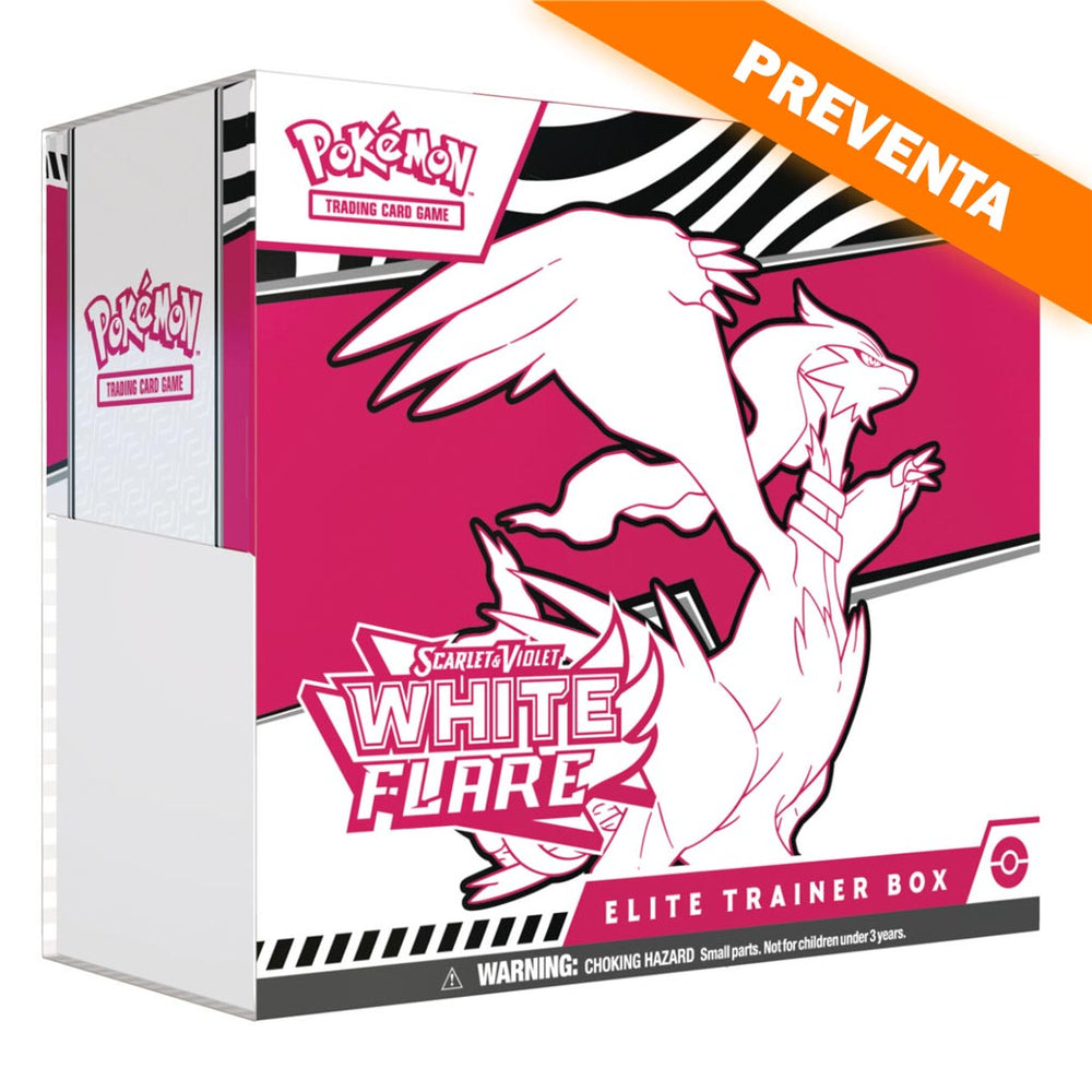Scarlet & Violet 10.5 - "Black Bolt & White Flare" White Flare Elite Trainer Box PREVENTA