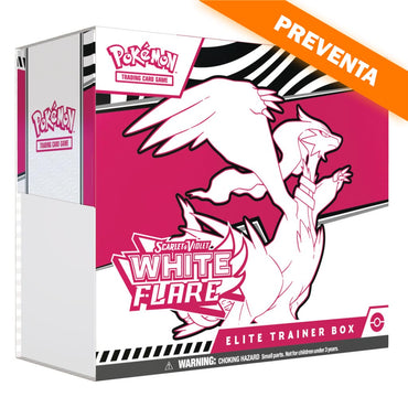 Scarlet & Violet 10.5 - "Black Bolt & White Flare" White Flare Elite Trainer Box PREVENTA