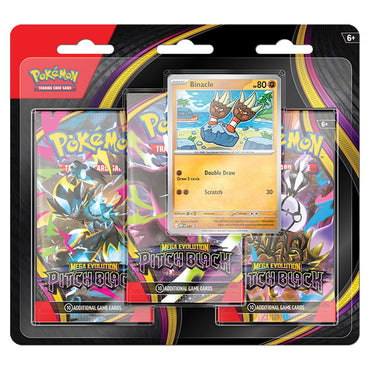 Pokémon TCG: Mega Evolution: Pitch Black 3 Pack Blister (Binacle)