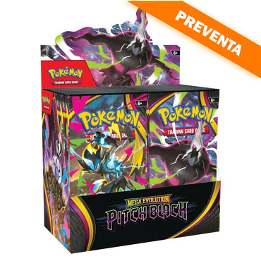 Pokémon TCG: Mega Evolution: Pitch Black Booster Display PREVENTA