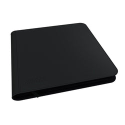 Arcane Fortress: 12 Pocket Zippered Binder Solid Color Black