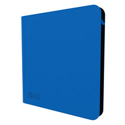 Arcane Fortress: 12 Pocket Zippered Binder Solid Color Blue