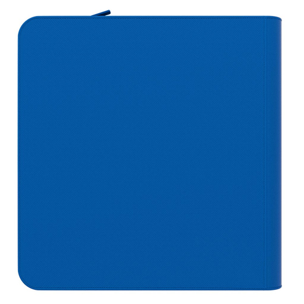 Arcane Fortress: 12 Pocket Zippered Binder Solid Color Blue