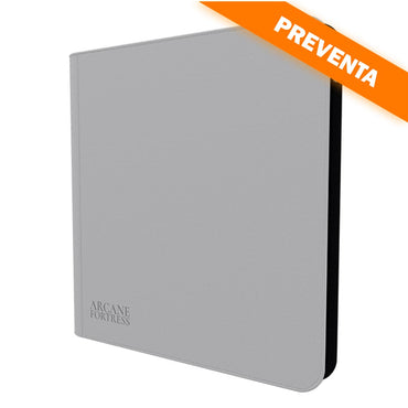 Arcane Fortress: 12 Pocket Zippered Binder Solid Color Cream PREVENTA