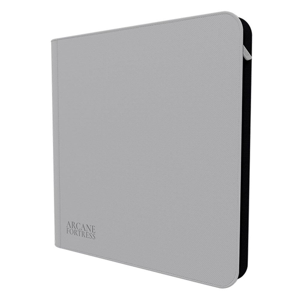 Arcane Fortress: 12 Pocket Zippered Binder Solid Color Cream