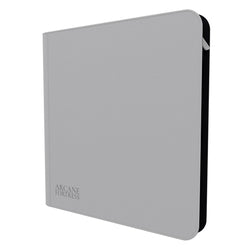 Arcane Fortress: 12 Pocket Zippered Binder Solid Color Cream