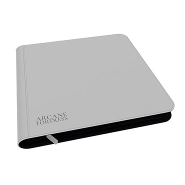 Arcane Fortress: 12 Pocket Zippered Binder Solid Color Cream