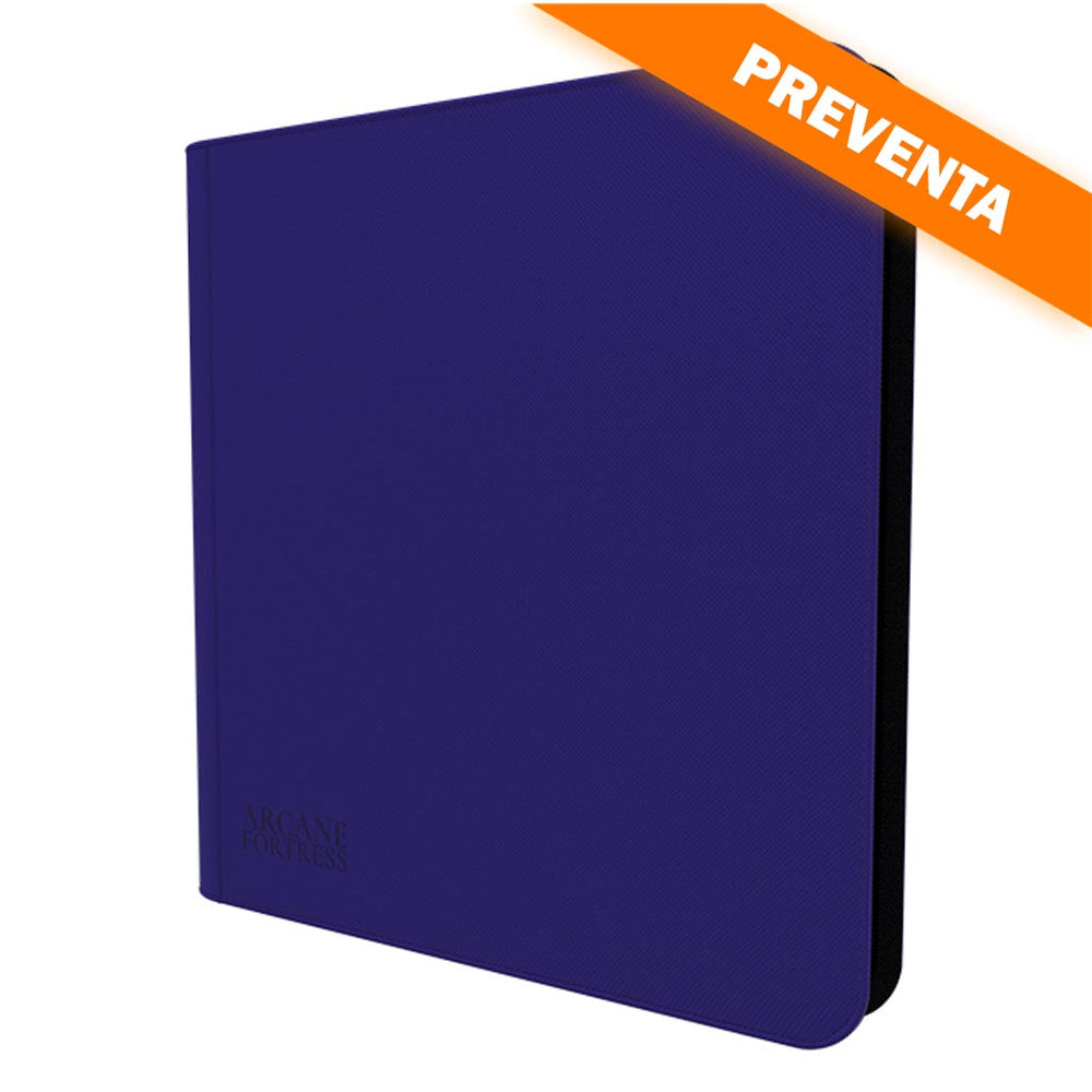 Arcane Fortress: 12 Pocket Zippered Binder Solid Color Purple PREVENTA