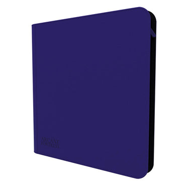 Arcane Fortress: 12 Pocket Zippered Binder Solid Color Purple