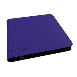 Arcane Fortress: 12 Pocket Zippered Binder Solid Color Purple