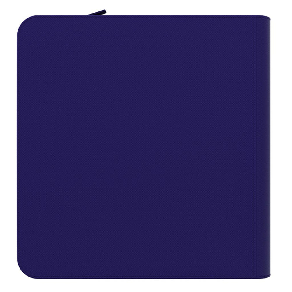 Arcane Fortress: 12 Pocket Zippered Binder Solid Color Purple