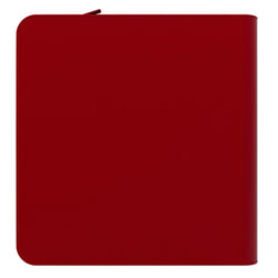 Arcane Fortress: 12 Pocket Zippered Binder Solid Color Red
