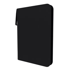 Arcane Fortress: 9 Pocket Zippered Toploader Binder Solid Color Black
