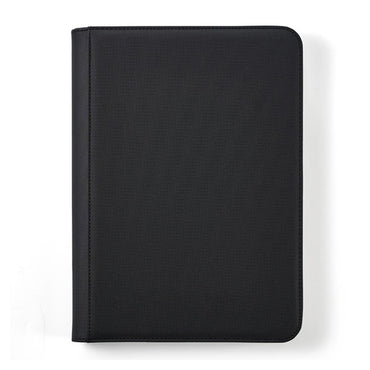 Arcane Fortress: 9 Pocket Zippered Binder Solid Color Black