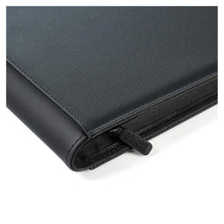 Arcane Fortress: 9 Pocket Zippered Binder Solid Color Black