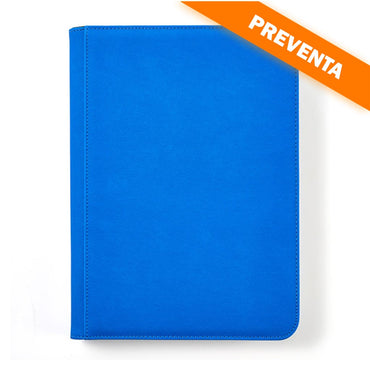 Arcane Fortress: 9 Pocket Zippered Binder Solid Color Blue PREVENTA
