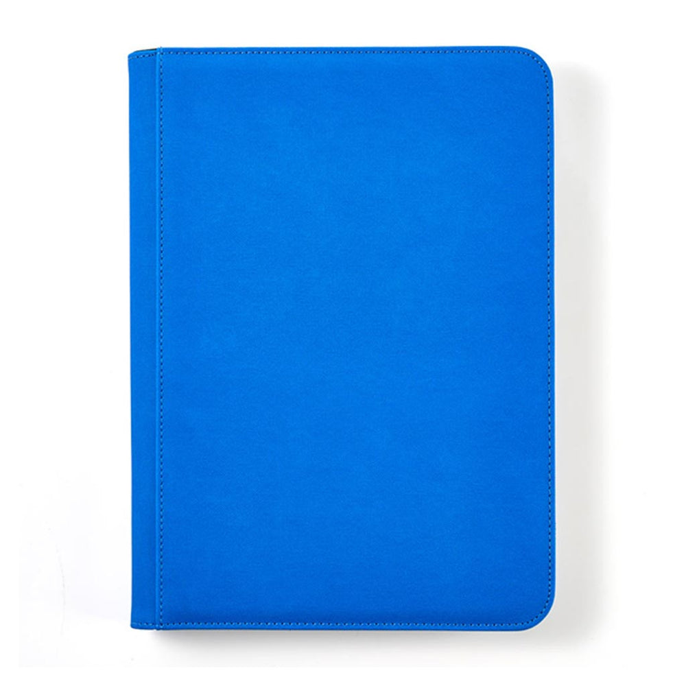 Arcane Fortress: 9 Pocket Zippered Binder Solid Color Blue